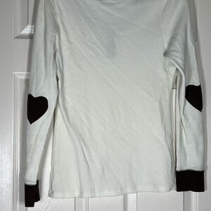 Bugle Boy Cream Waffle Knit Top